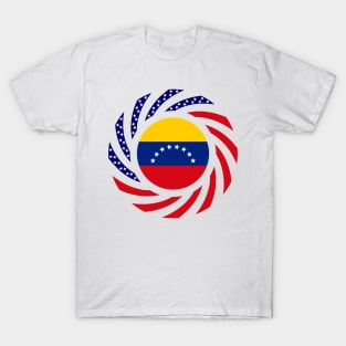 Venezuelan American Multinational Patriot Flag (8 Stars) T-Shirt